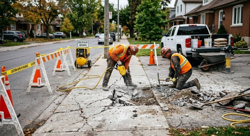 Sidewalk Repair in Corpus Christi, TX